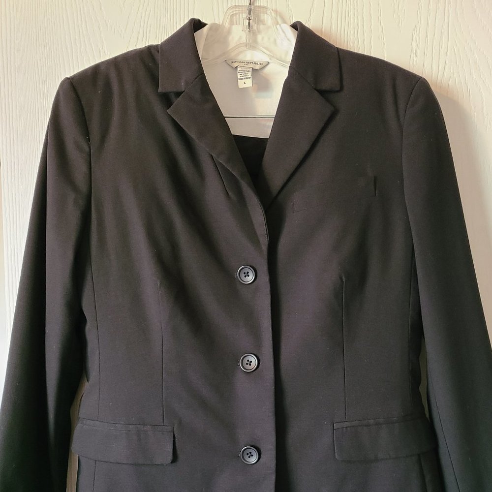 Banana Republic Women's Black Formal Pant Suit